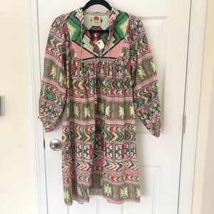 Farm Rio amulet print midi dress